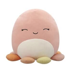 Squishmallows 12” Melina the Happy Peach Octopus Plush Toy